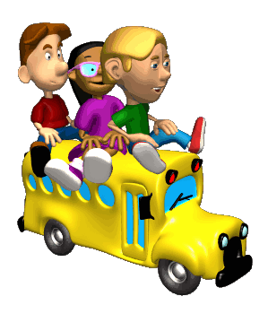 kids on a bus 